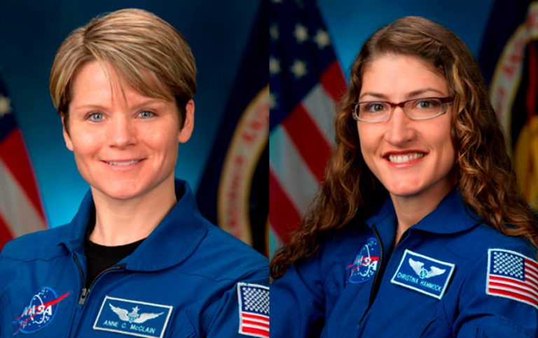 Mujeres astronautas de la NASA realizarán la primera caminata espacial exclusivamente femenina